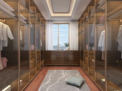 三室兩廳120平米 新房裝修 五星級(jí)酒店感覺(jué)又不失家庭的溫馨衣帽間