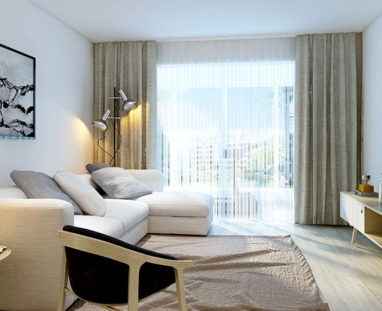 開門見墻的裝修效果圖裝飾什么好？