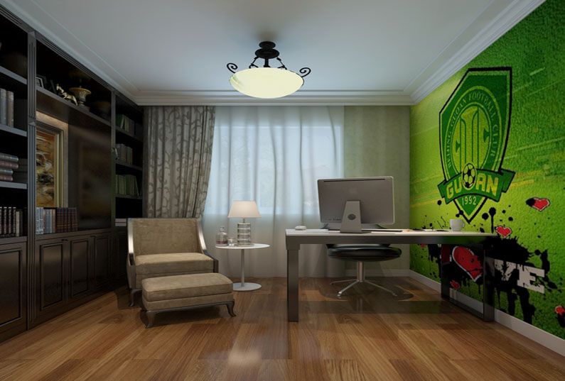 深綠色裝修效果圖怎么樣？