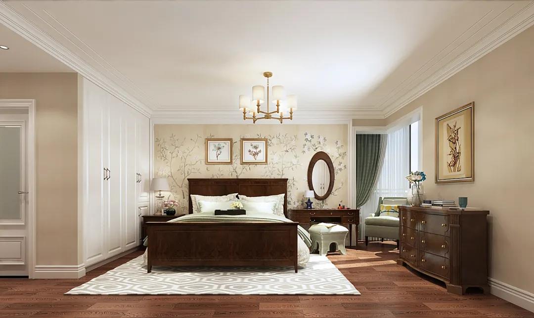 130㎡三室一廳簡美裝修案例 溫暖與愜意并存