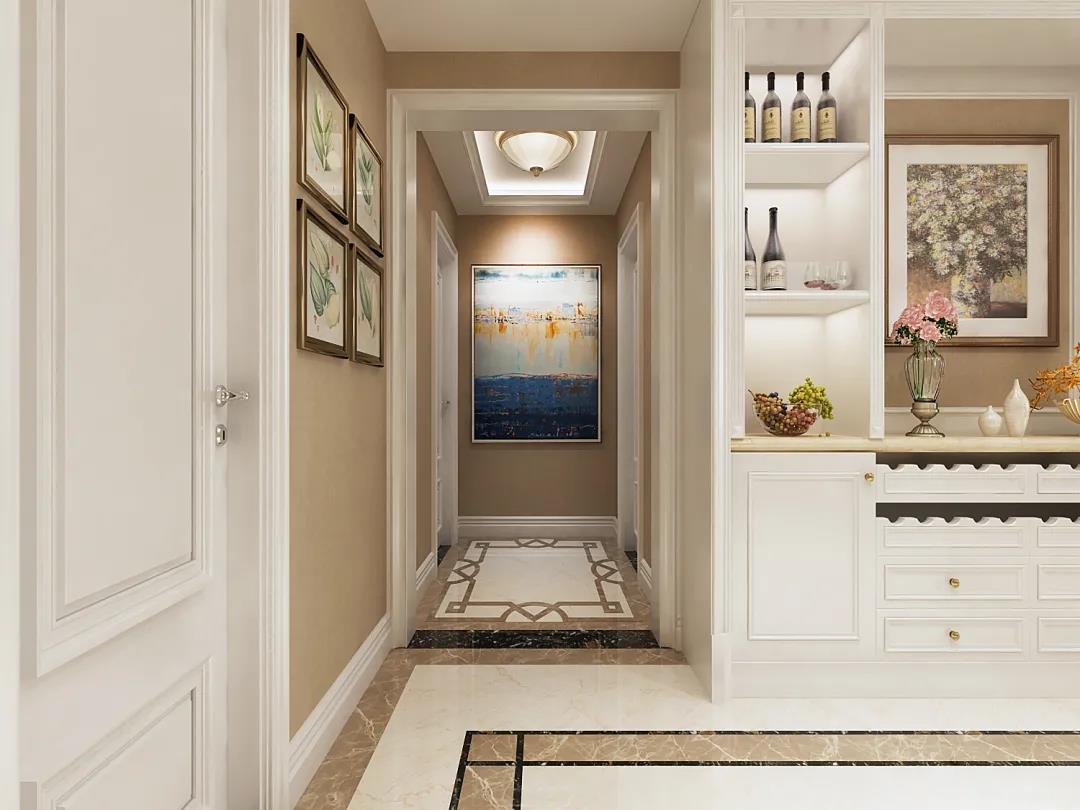 130㎡三室一廳簡美裝修案例 溫暖與愜意并存