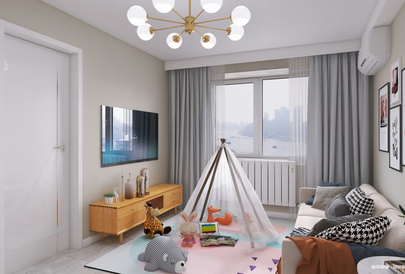 二次元裝修效果圖，小眾二次元裝修風(fēng)格怎么裝？